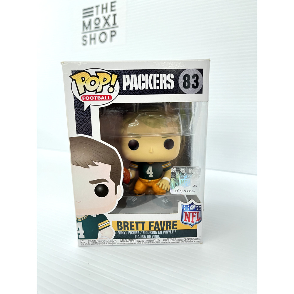 Funko Pop! # Brett Favre (Green Jersey) - NFL Packers w/NFL Holo Sticker